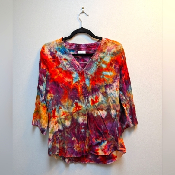 Gerry Weber Ice Dye Colourful Blouse - Picture 2 of 8